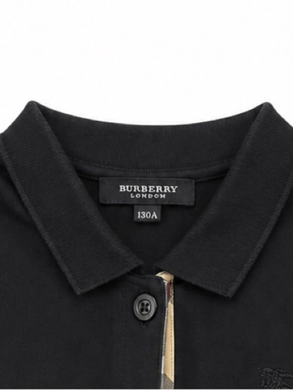 Burberry London Iconic Nova Check Girls Sleeveless A Line Button Up Collar Dress